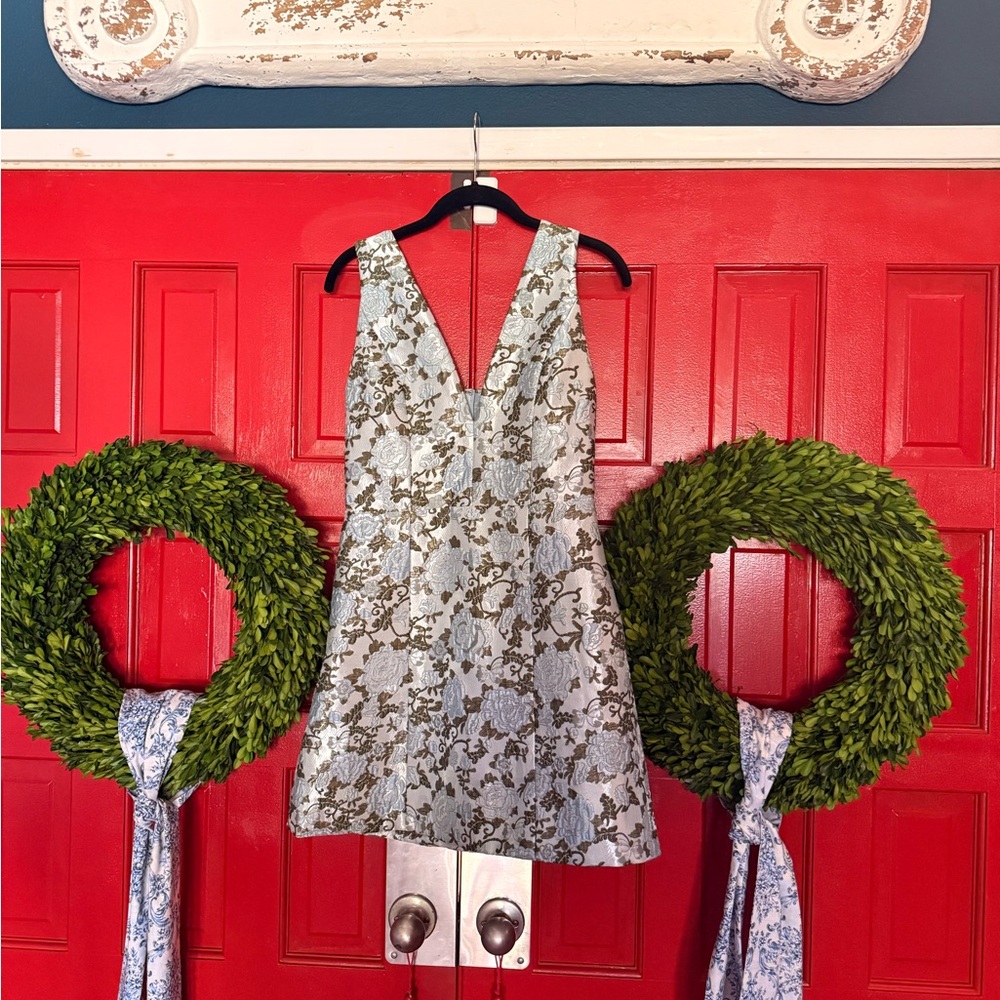 Alice + Olivia Tatum Brocade Mini Dress